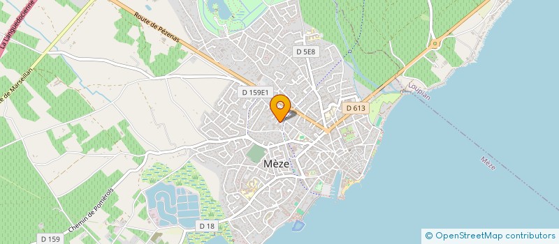 localisation de l'entreprise ENSEMBLE FREDERIC MISTRAL à MEZE