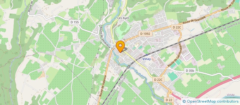 localisation de l'entreprise ENSEMBLE HARMONIQUE VINOIS  VINAY