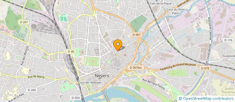 localisation de l'entreprise ENSEMBLE IMMOB ANCIEN HOTEL ROSEMONT à NEVERS