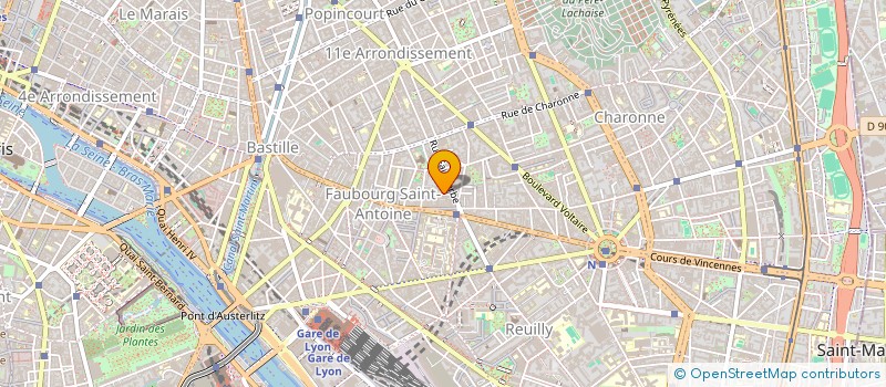 localisation de l'entreprise ENSEMBLE IN BOCCA AL LUPO  PARIS