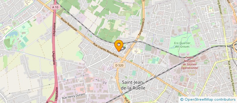localisation de l'entreprise ENSEMBLE IN EXTENSO à SAINT-JEAN-DE-LA-RUELLE