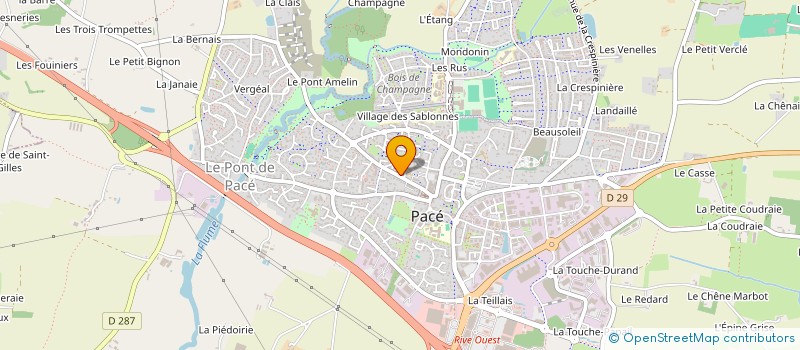 localisation de l'entreprise ENSEMBLE INSTRUMENTAL ASCORDA à PACE