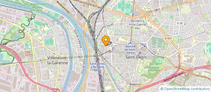 localisation de l'entreprise ENSEMBLE INSTRUMENTAL D'EUROPE à SAINT-DENIS