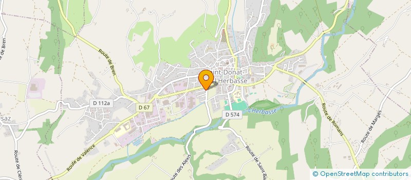 localisation de l'entreprise ENSEMBLE INSTRUMENTAL DE L'HERBASSE  SAINT-DONAT-SUR-L'HERBASSE