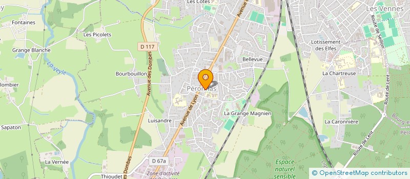 localisation de l'entreprise ENSEMBLE INSTRUMENTAL DE PERONNAS à PERONNAS