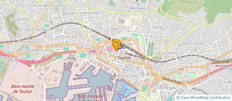 localisation de l'entreprise ENSEMBLE INSTRUMENTAL DE TOULON  TOULON