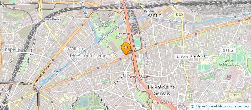 localisation de l'entreprise ENSEMBLE INTER CONTEMPORAIN à PARIS