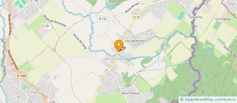 localisation de l'entreprise ENSEMBLE JEAN-PHILIPPE RAMEAU DU PAYS DE GEX  VERSONNEX