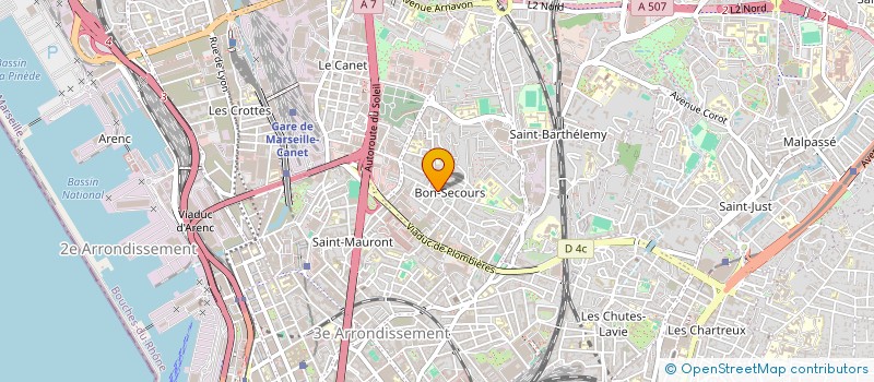 localisation de l'entreprise ENSEMBLE JEUNESSE ET CULTUREL à MARSEILLE