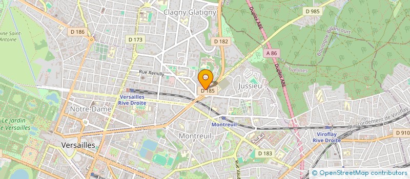 localisation de l'entreprise ENSEMBLE JUBILATE DE VERSAILLES à VERSAILLES