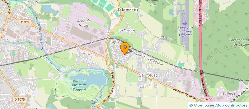 localisation de l'entreprise ENSEMBLE KRIVERIS à BOURG-EN-BRESSE