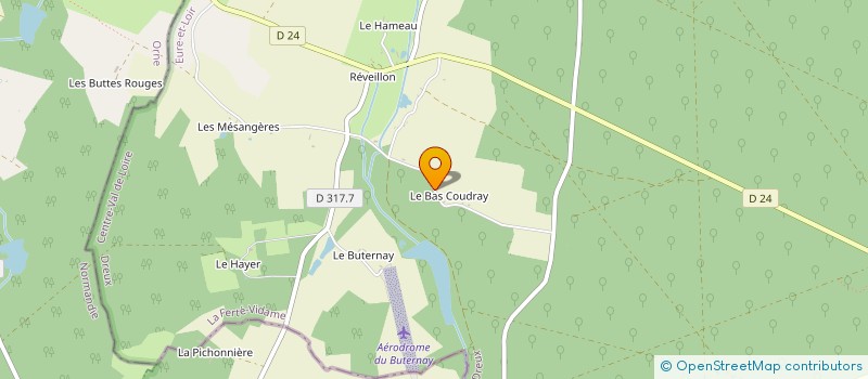 localisation de l'entreprise ENSEMBLE LES ARPEGES à LA FERTE-VIDAME