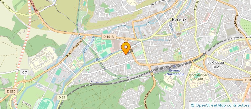 localisation de l'entreprise ENSEMBLE LES CASCADES  EVREUX