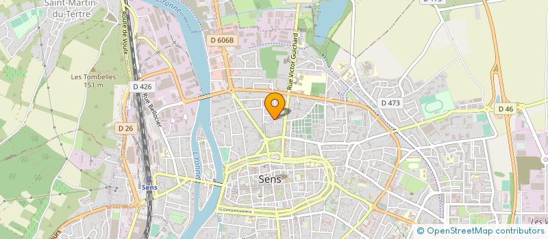 localisation de l'entreprise ENSEMBLE LES EPOPEES à SENS