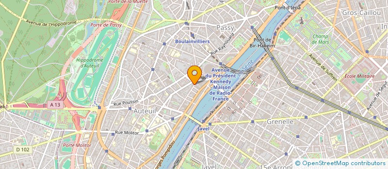 localisation de l'entreprise ENSEMBLE LES ONDES à NICE