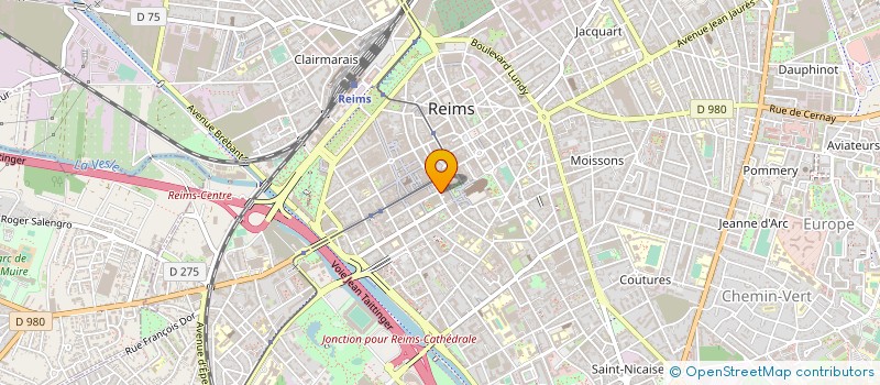 localisation de l'entreprise ENSEMBLE LYRIQUE CHAMPAGNE ARDENNE  REIMS