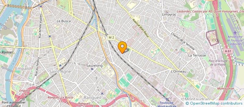 localisation de l'entreprise ENSEMBLE LYRISSIMO  TOULOUSE