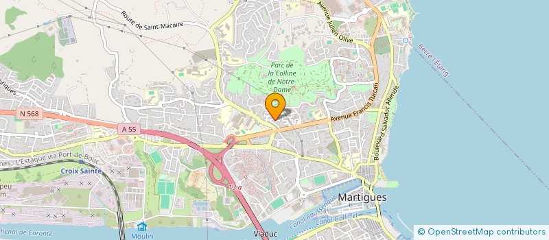 localisation de l'entreprise ENSEMBLE MAILLANE  MARTIGUES