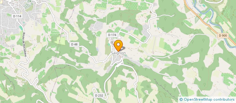 localisation de l'entreprise ENSEMBLE MALI LUBERON  SAIGNON