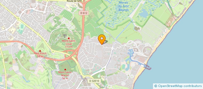 localisation de l'entreprise ENSEMBLE MEDICIS  AGDE