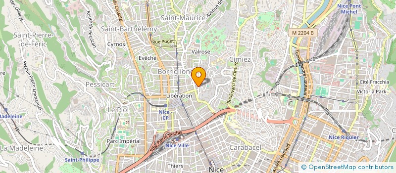 localisation de l'entreprise ENSEMBLE METIS  NICE