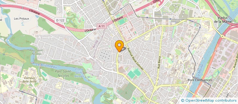 localisation de l'entreprise ENSEMBLE MODERATO CANTABILE  ANGERS