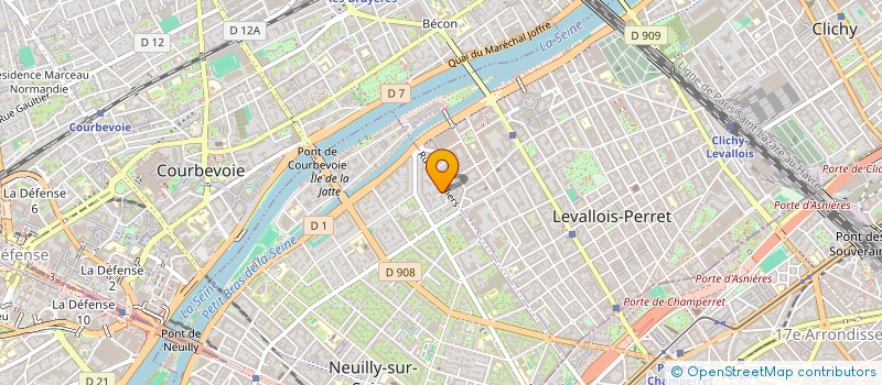 localisation de l'entreprise ENSEMBLE MONCEAU à NEUILLY-SUR-SEINE