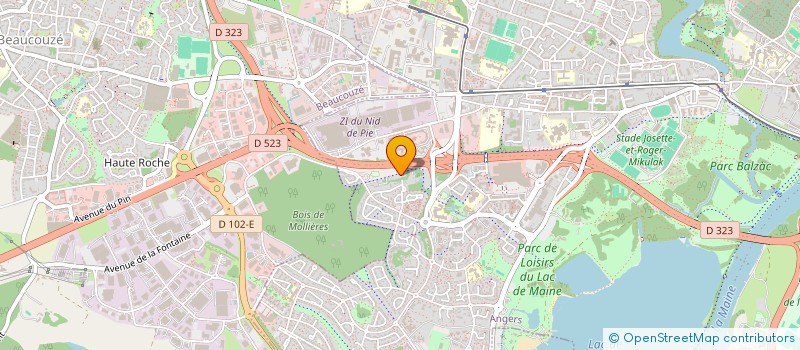 localisation de l'entreprise ENSEMBLE MUSIC  ANGERS