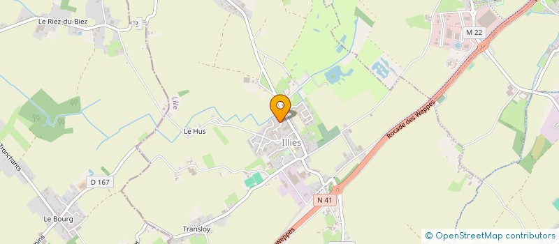 localisation de l'entreprise ENSEMBLE MUSICAL D'ILLIES  ILLIES