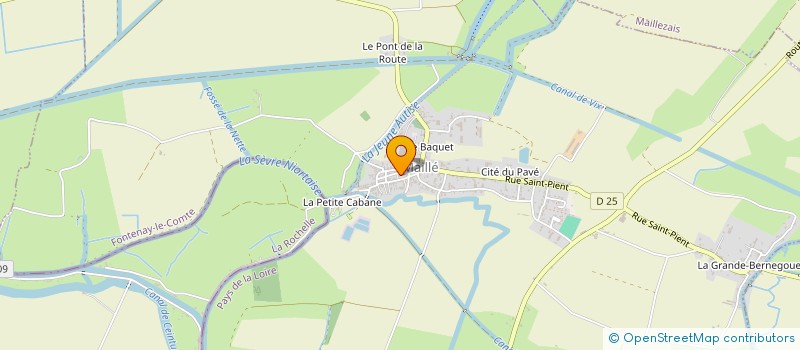 localisation de l'entreprise ENSEMBLE MUSICAL DE MAILLE  MAILLE