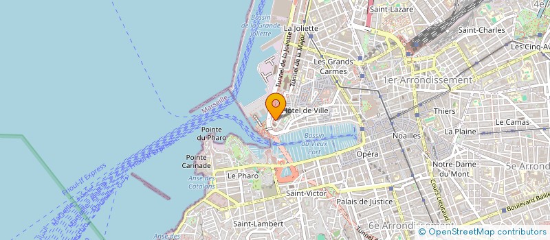 localisation de l'entreprise ENSEMBLE MUSICAL PROTIS à MARSEILLE