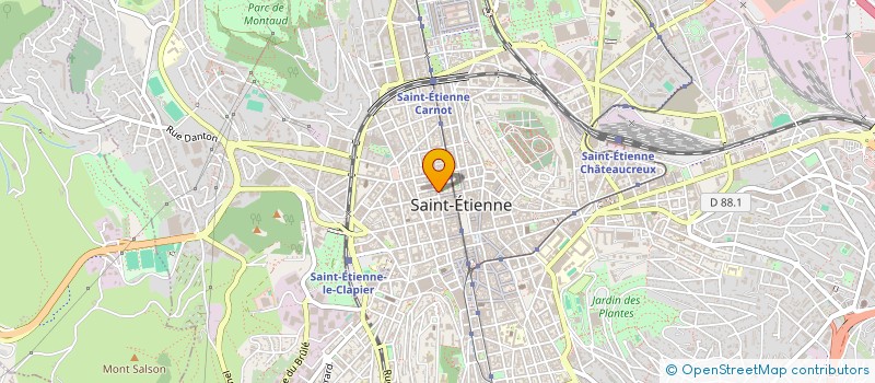 localisation de l'entreprise ENSEMBLE NOMADE  SAINT-ETIENNE