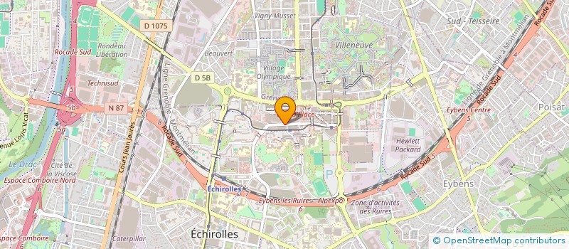 localisation de l'entreprise ENSEMBLE OFFRIR UN TOIT, DIX-NEUVIEME à ECHIROLLES