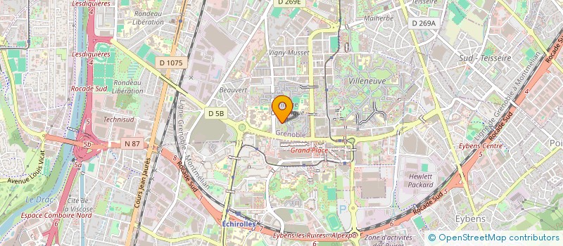 localisation de l'entreprise ENSEMBLE OFFRIR UN TOIT DOUZIEME  GRENOBLE