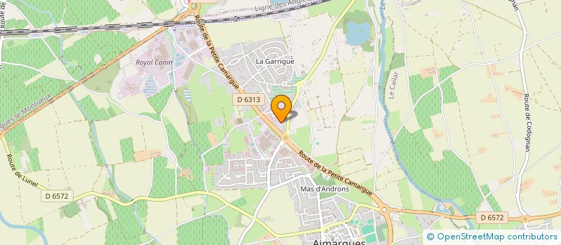 localisation de l'entreprise ENSEMBLE, ON ROULE !  AIMARGUES