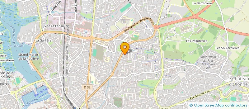 localisation de l'entreprise ENSEMBLE ON VA'A LOIN à LES SABLES-D'OLONNE