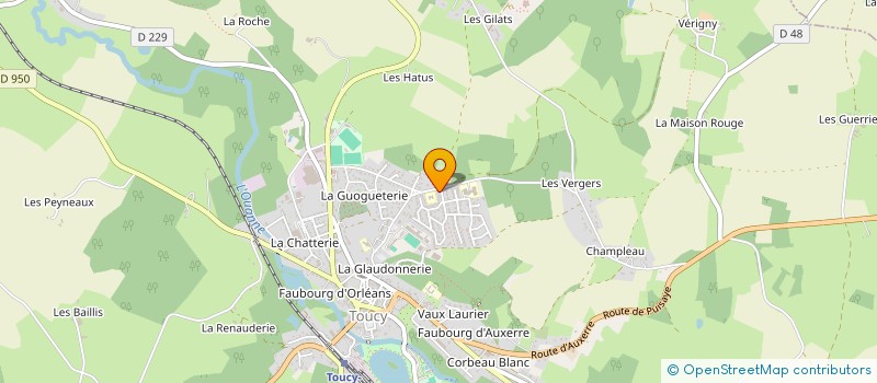 localisation de l'entreprise ENSEMBLE ORCHESTRAL BOURGOGNE FRANCHE-COMTE  LEUGNY