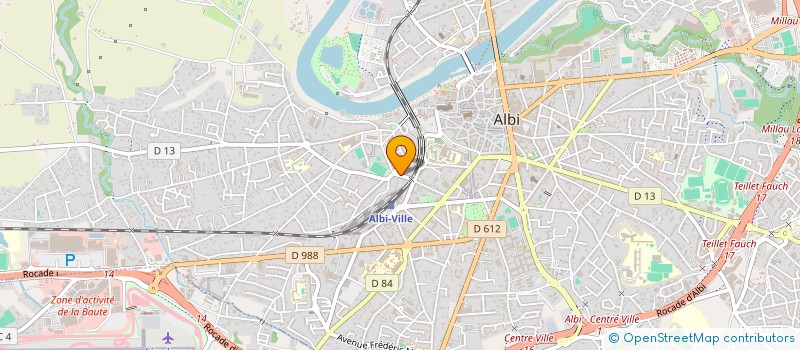 localisation de l'entreprise ENSEMBLE ORCHESTRAL DU TARN  ALBI