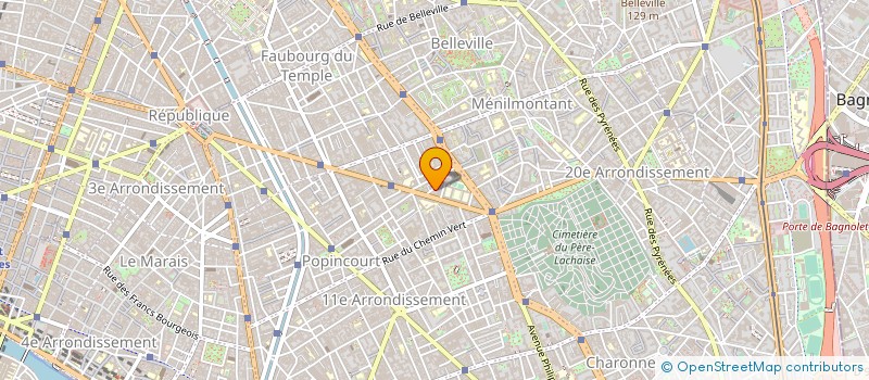 localisation de l'entreprise ENSEMBLE ORCHESTRAL INTERMEZZO  PARIS