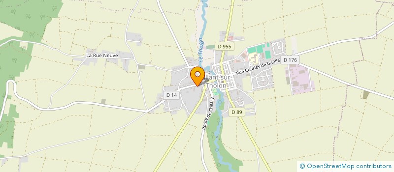 localisation de l'entreprise ENSEMBLE PAROISSIAL AILLANT LA FERTE ST AUBIN  MONTHOLON