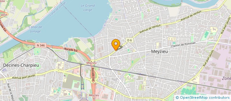localisation de l'entreprise ENSEMBLE PAROISSIAL MEYZIEU JONAGE JONS PUSIGNAN à MEYZIEU
