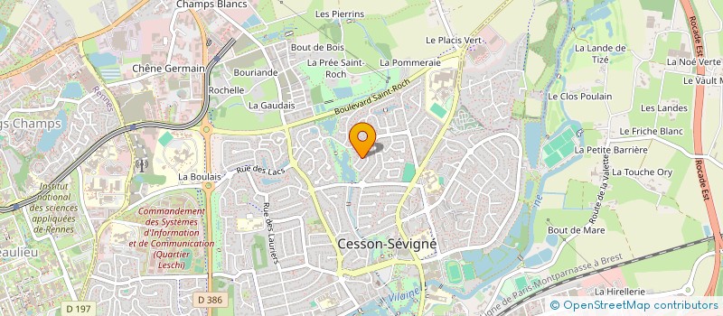 localisation de l'entreprise ENSEMBLE PARTAGEONS LE NUMERIQUE à CESSON-SEVIGNE