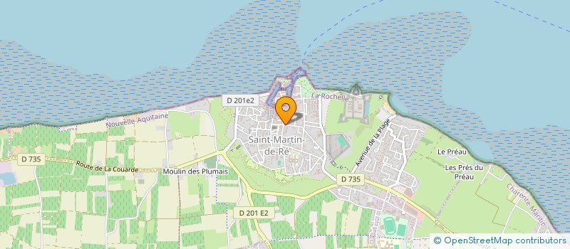 localisation de l'entreprise ENSEMBLE PASTORAL ILE DE RE  SAINT-MARTIN-DE-RE