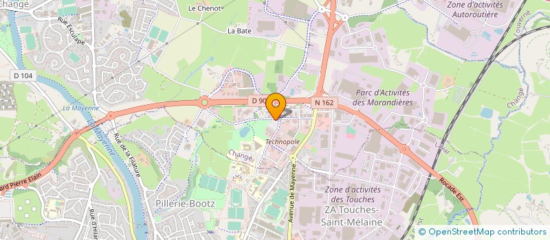 localisation de l'entreprise ENSEMBLE PEDAGOGIQUE MF à CHANGE