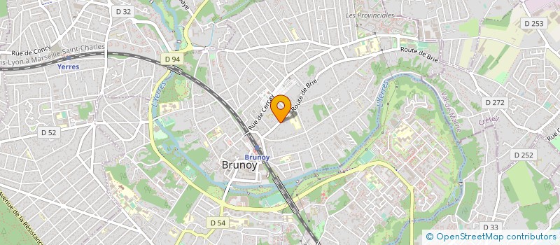 localisation de l'entreprise ENSEMBLE POLYGONES à BRUNOY