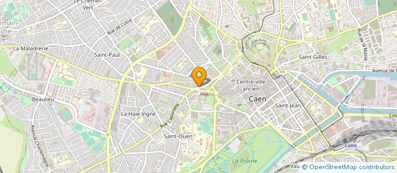 localisation de l'entreprise ENSEMBLE POPUL DANSES FRANCAIS à CAEN