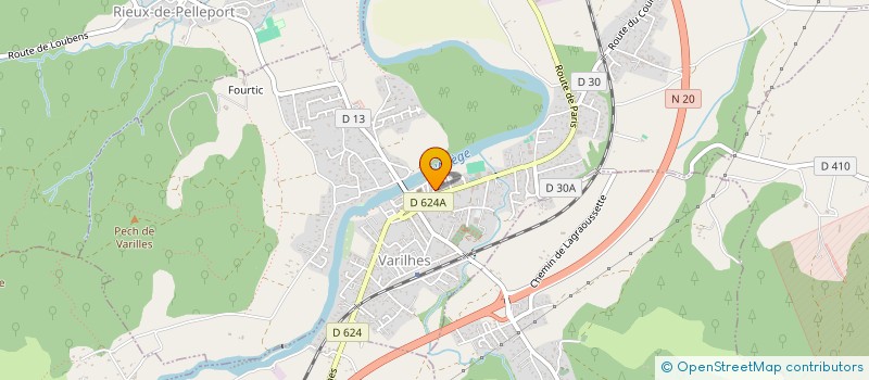 localisation de l'entreprise ENSEMBLE POUR ANABELLE à COUSSA