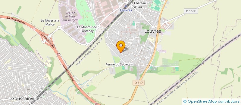 localisation de l'entreprise ENSEMBLE POUR CONSTRUIRE LOUVRES à LOUVRES