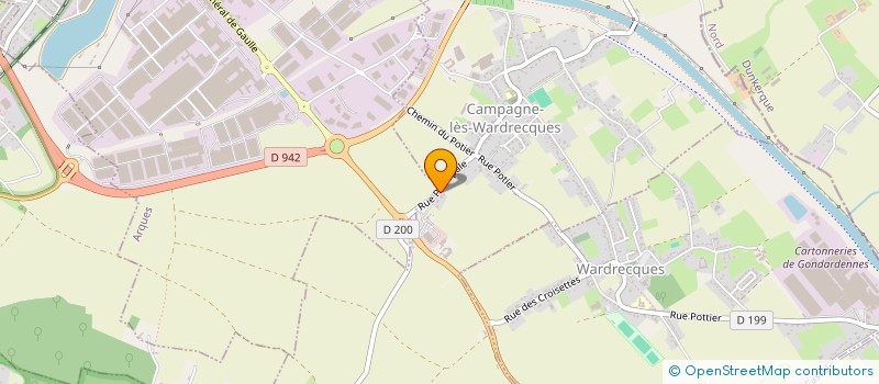 localisation de l'entreprise ENSEMBLE POUR FIRMIN  CAMPAGNE-LES-WARDRECQUES