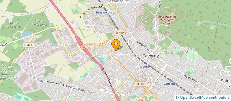 localisation de l'entreprise ENSEMBLE POUR GOSCINNY  TAVERNY